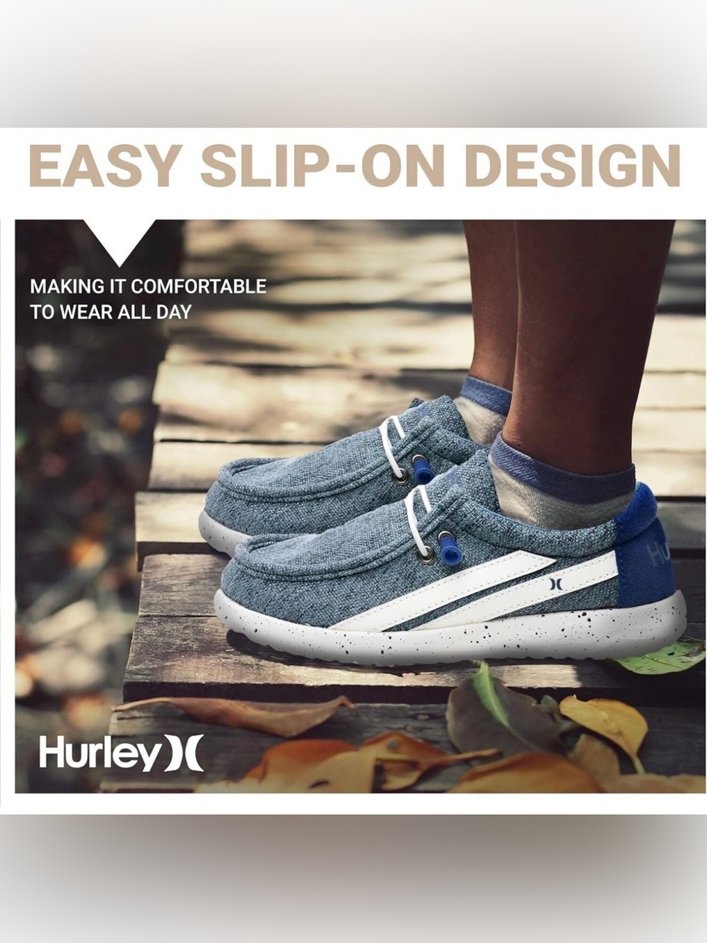 Hurley slip on loafers
